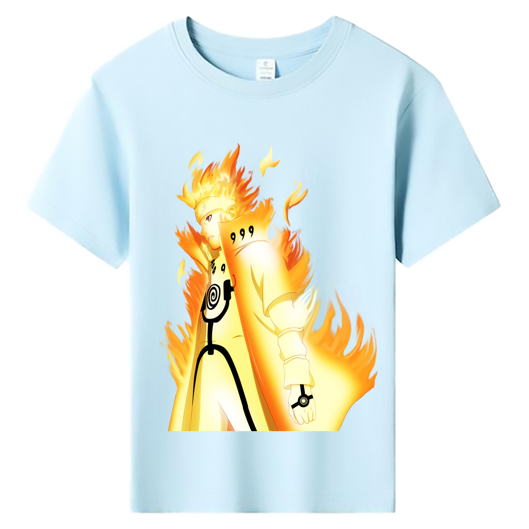（画像用） NARUTO -ナルト- うずまき ナルト Uzumaki Naruto 綿100％キッズTシャツ（フロントプリント）